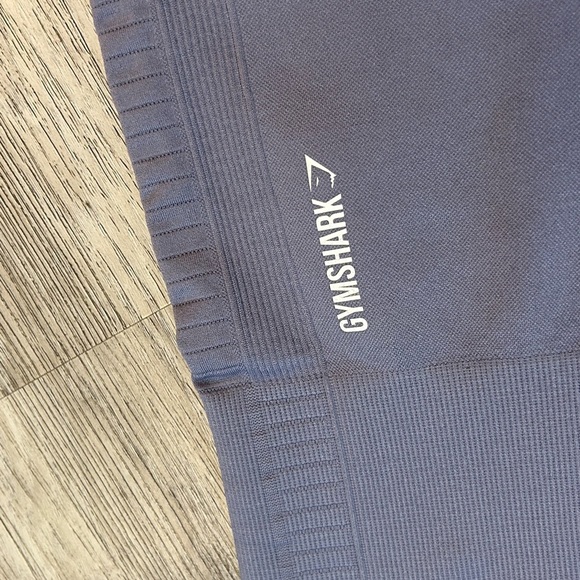 Gymshark Energy Seamless High Waisted Leggings in Steel Blue W/ Mesh Details - Picture 7 of 9